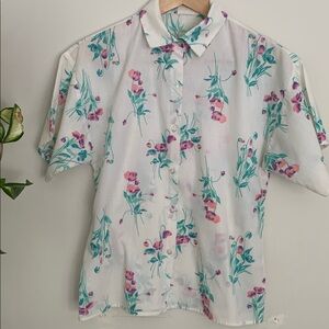 Floral Button-Up Shirt
